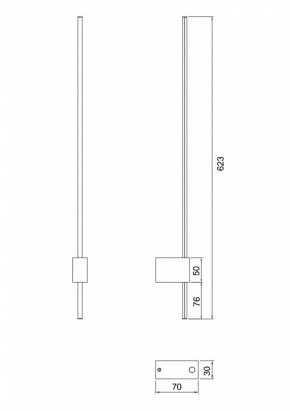 Бра Maytoni Pars C070WL-L6GB3K в Копейске - kopejsk.mebel24.online | фото 3