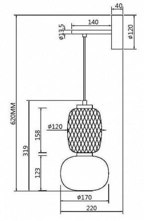 Бра Maytoni Pattern MOD267WL-L18G3K в Копейске - kopejsk.mebel24.online | фото 4