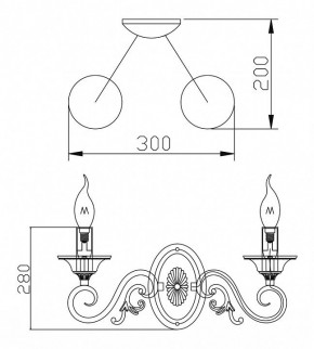 Бра Maytoni Perla ARM337-02-R в Копейске - kopejsk.mebel24.online | фото 4