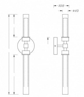 Бра Maytoni Stelo MOD116WL-L7B3K в Копейске - kopejsk.mebel24.online | фото 3