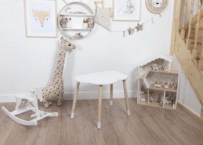 Детский стол Rolti Baby «Облачко»  (белый/береза, массив березы/мдф) в Копейске - kopejsk.mebel24.online | фото