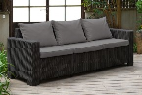 Диван Калифорния 3-х местный (California 3 Sofa), графит в Копейске - kopejsk.mebel24.online | фото 1