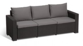 Диван Калифорния 3-х местный (California 3 Sofa), графит в Копейске - kopejsk.mebel24.online | фото 2