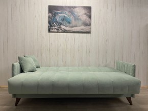 Диван Престиж-3 (НПБ) велюр Sensey mist green в Копейске - kopejsk.mebel24.online | фото 3