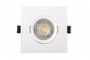 DK3021-WH Встраиваемый светильник, IP 20, 10 Вт, GU5.3, LED, белый, пластик в Копейске - kopejsk.mebel24.online | фото 1