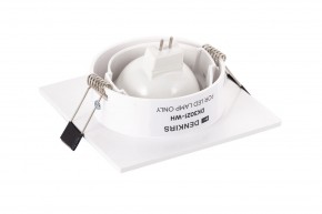 DK3021-WH Встраиваемый светильник, IP 20, 10 Вт, GU5.3, LED, белый, пластик в Копейске - kopejsk.mebel24.online | фото 3