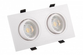 DK3022-WH Встраиваемый светильник, IP 20, 10 Вт, GU5.3, LED, белый, пластик в Копейске - kopejsk.mebel24.online | фото 1