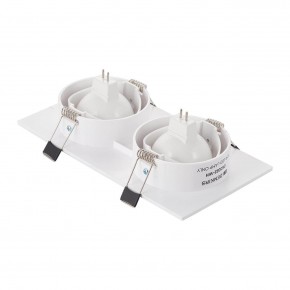 DK3022-WH Встраиваемый светильник, IP 20, 10 Вт, GU5.3, LED, белый, пластик в Копейске - kopejsk.mebel24.online | фото 3