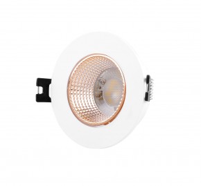 DK3061-WBR Встраиваемый светильник, IP 20, 10 Вт, GU5.3, LED, белый/бронзовый, пластик в Копейске - kopejsk.mebel24.online | фото 1