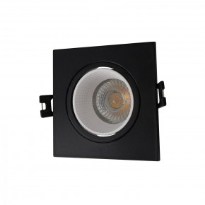 DK3071-BK+WH Встраиваемый светильник, IP 20, 10 Вт, GU5.3, LED, черный/белый, пластик в Копейске - kopejsk.mebel24.online | фото