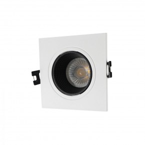 DK3071-WH+BK Встраиваемый светильник, IP 20, 10 Вт, GU5.3, LED, белый/черный, пластик в Копейске - kopejsk.mebel24.online | фото
