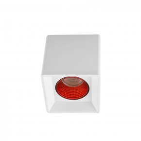 DK3080-WH+RD Светильник накладной IP 20, 10 Вт, GU5.3, LED, белый/красный, пластик в Копейске - kopejsk.mebel24.online | фото 1