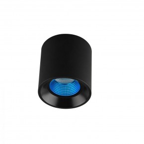 DK3090-BK+CY Светильник накладной IP 20, 10 Вт, GU5.3, LED, черный/голубой, пластик в Копейске - kopejsk.mebel24.online | фото