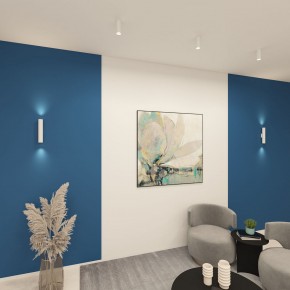 DK5022-WH Настенный светильник, IP20, до 15 Вт, LED, 2xGU10, белый, алюминий в Копейске - kopejsk.mebel24.online | фото 4