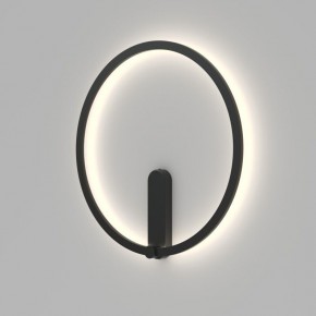 DK5035-BK Бра ROUND со светодиодом, IP20, 24W, 3000/4000/6500K, черный, алюминий в Копейске - kopejsk.mebel24.online | фото