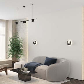 DK5060-BK Бра ORBIT, IP20, 3000К, LED, 10 Вт, черный матовый, алюминий в Копейске - kopejsk.mebel24.online | фото 6