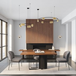 DK5060-BK+SG Бра ORBIT, IP20, 3000К, LED, 10 Вт, черный + сатинированное золото, алюминий в Копейске - kopejsk.mebel24.online | фото 6