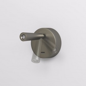 DK5072-DN Бра SHINE WALL со светодиодом, D104*H68, IP20, 3000К, 3W, RA?90, темный никель, алюминий в Копейске - kopejsk.mebel24.online | фото 3