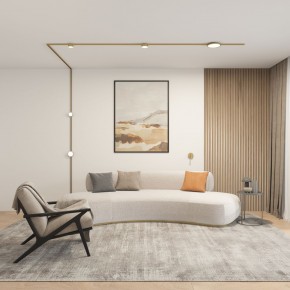 DK5072-SB Бра SHINE WALL со светодиодом, D104*H68, IP20, 3000К, 3W, RA?90, сатинированная латунь, алюминий в Копейске - kopejsk.mebel24.online | фото 5
