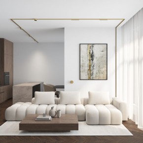 DK5072-SB Бра SHINE WALL со светодиодом, D104*H68, IP20, 3000К, 3W, RA?90, сатинированная латунь, алюминий в Копейске - kopejsk.mebel24.online | фото 6