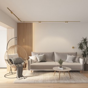 DK5072-SB Бра SHINE WALL со светодиодом, D104*H68, IP20, 3000К, 3W, RA?90, сатинированная латунь, алюминий в Копейске - kopejsk.mebel24.online | фото 8