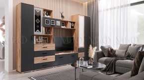 БЕЛЛА Гостиная (модульная) графит в Копейске - kopejsk.mebel24.online | фото 1