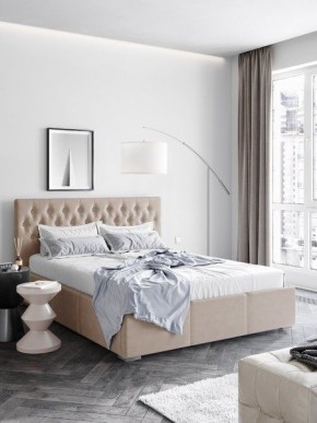 Интерьерная Кровать Октавия Бежевый 1400x2000 в Копейске - kopejsk.mebel24.online | фото