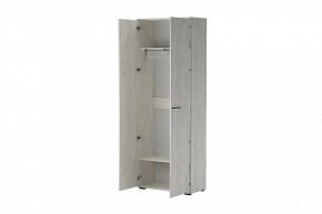 ИТАЛИЯ ШК-800 Шкаф 2дв (дуб крафт белый) в Копейске - kopejsk.mebel24.online | фото 2