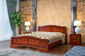 КАРИНА-6 Кровать из массива 1600 (Орех) в Копейске - kopejsk.mebel24.online | фото