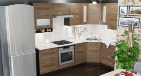 КИРА Кухонный гарнитур Гранд Оптима (2600*1500 мм) в Копейске - kopejsk.mebel24.online | фото 1