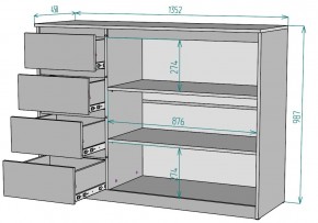 Комод Мальта K116 в Копейске - kopejsk.mebel24.online | фото 2