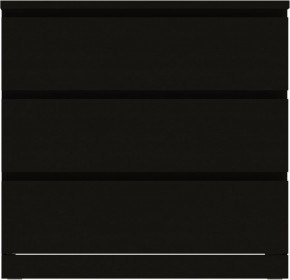 Комод Варма 3 с тремя выдвижными ящиками, цвет ясень черный в Копейске - kopejsk.mebel24.online | фото 2