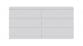 Комод Варма 6Д большой с шестью выдвижными ящиками, цвет белый в Копейске - kopejsk.mebel24.online | фото 2