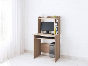 Компьютерный стол Грета-1 ясень шимо/дуб сонома в Копейске - kopejsk.mebel24.online | фото