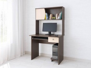 Компьютерный стол Грета-4 венге/дуб молочный в Копейске - kopejsk.mebel24.online | фото