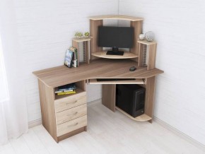 Компьютерный стол Грета-7 ясень шимо/дуб сонома в Копейске - kopejsk.mebel24.online | фото