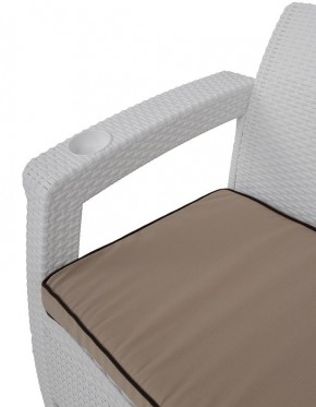 Комплект уличной мебели Yalta Premium Terrace Set (Ялта) белый (+подушки под спину) в Копейске - kopejsk.mebel24.online | фото 5