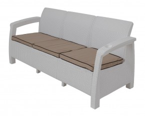 Комплект уличной мебели Yalta Premium Terrace Triple Set (Ялта) белый (+подушки под спину) в Копейске - kopejsk.mebel24.online | фото 2