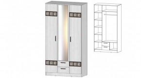 КОСТА-РИКА Шкаф 3-х створчатый (анкор светлый) в Копейске - kopejsk.mebel24.online | фото