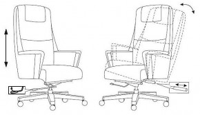 Кресло для руководителя Бюрократ _DUKE в Копейске - kopejsk.mebel24.online | фото 8