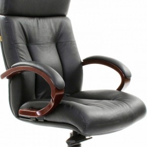 Кресло для руководителя Chairman 421 черный/орех темный, черный в Копейске - kopejsk.mebel24.online | фото 6