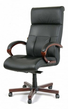 Кресло для руководителя Chairman 421 черный/орех темный, черный в Копейске - kopejsk.mebel24.online | фото 7