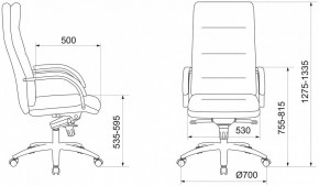 Кресло для руководителя T-9927SL/BLACK в Копейске - kopejsk.mebel24.online | фото 5