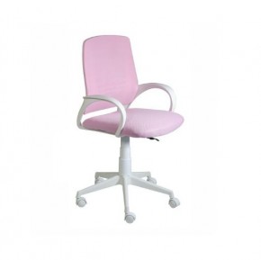 Кресло Ирис White сетка/ткань розовая в Копейске - kopejsk.mebel24.online | фото