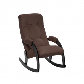 Кресло-качалка Модель 67 Венге, ткань V 26 в Копейске - kopejsk.mebel24.online | фото