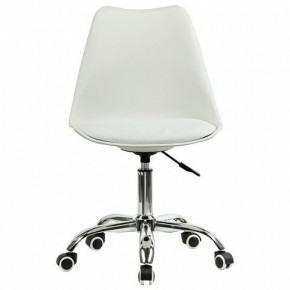 Кресло стул BRABIX "Eames MG-310 CH", хром, пластик белый, экокожа белая, 532923 в Копейске - kopejsk.mebel24.online | фото 1