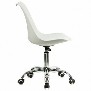 Кресло стул BRABIX "Eames MG-310 CH", хром, пластик белый, экокожа белая, 532923 в Копейске - kopejsk.mebel24.online | фото 3