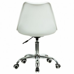 Кресло стул BRABIX "Eames MG-310 CH", хром, пластик белый, ткань серая, 532924 в Копейске - kopejsk.mebel24.online | фото 4