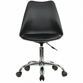 Кресло стул BRABIX "Eames MG-310 CH", хром, пластик черный, экокожа черная, 532925 в Копейске - kopejsk.mebel24.online | фото 1