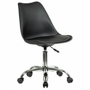 Кресло стул BRABIX "Eames MG-310 CH", хром, пластик черный, экокожа черная, 532925 в Копейске - kopejsk.mebel24.online | фото 2